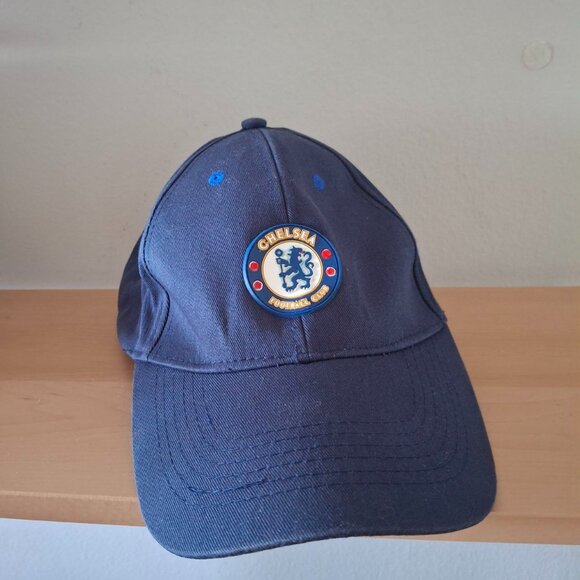 Vintage Blue Chelsea Football Club Baseball Cap - 57cm - Adjustable Fan Hat - Picture 1 of 5